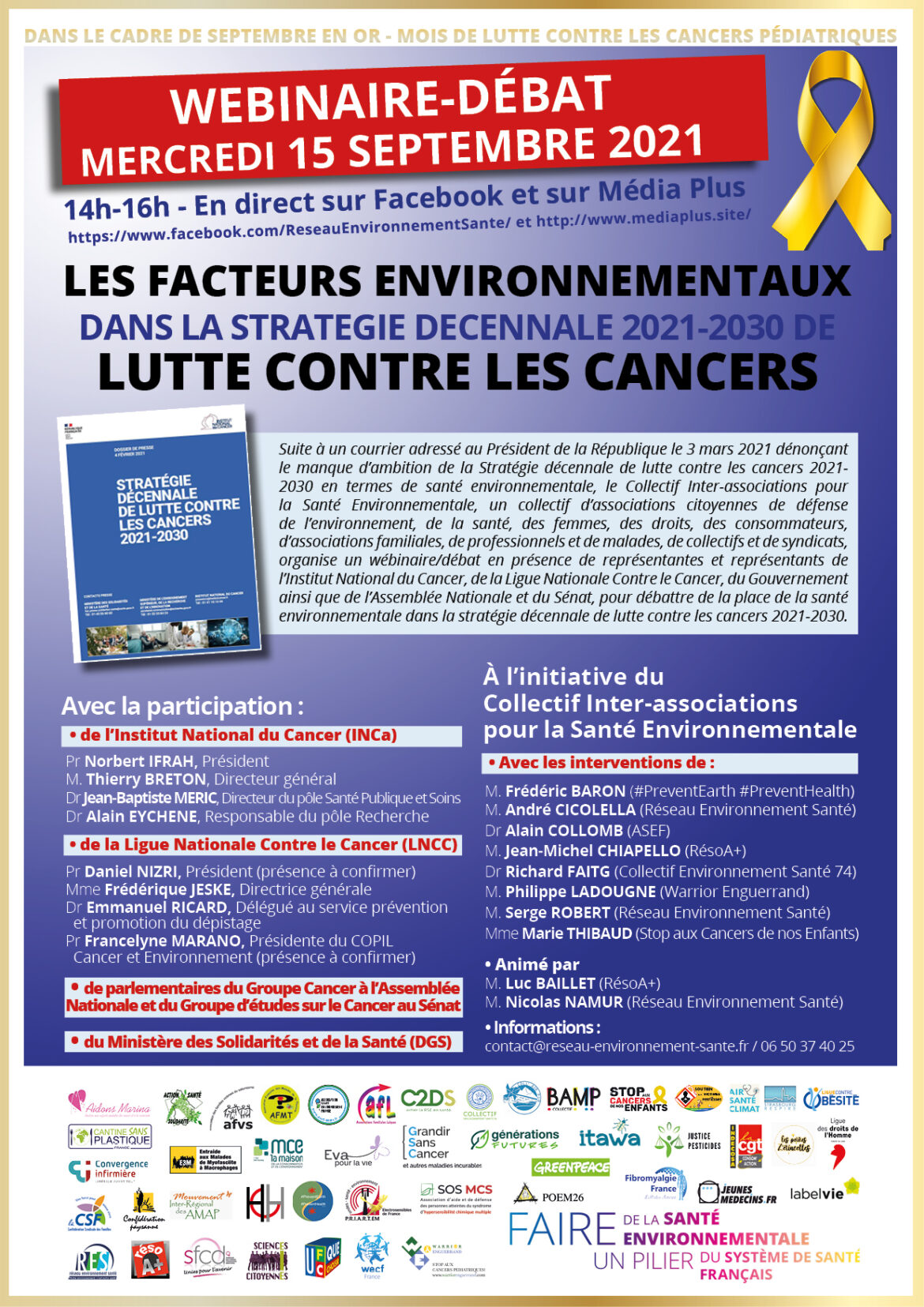 Lutte Contre Les Cancers : Quelle Place Pour La Santé Environnementale ...